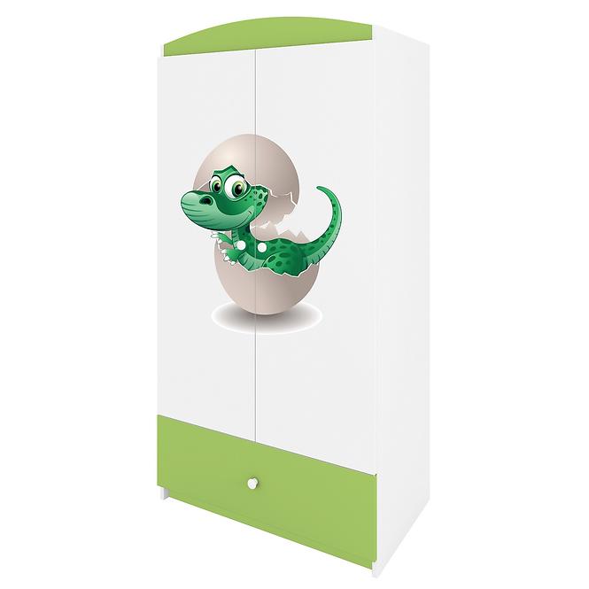 Skriňa Babydreams Zelená – Dino