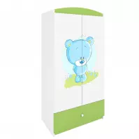 Skriňa Babydreams Zelená – Medveď Modrá