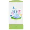Skriňa Babydreams Sloník 90 cm – biela/zelená, dvojdverová, zásuvka,5