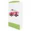 Skriňa Babydreams Hasičské auto 90 cm – biela/zelená, dvojdverová, zásuvka,5