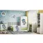 Skriňa Babydreams Medvedík čistotný 90 cm – biela/zelená, dvojdverová, zásuvka,7