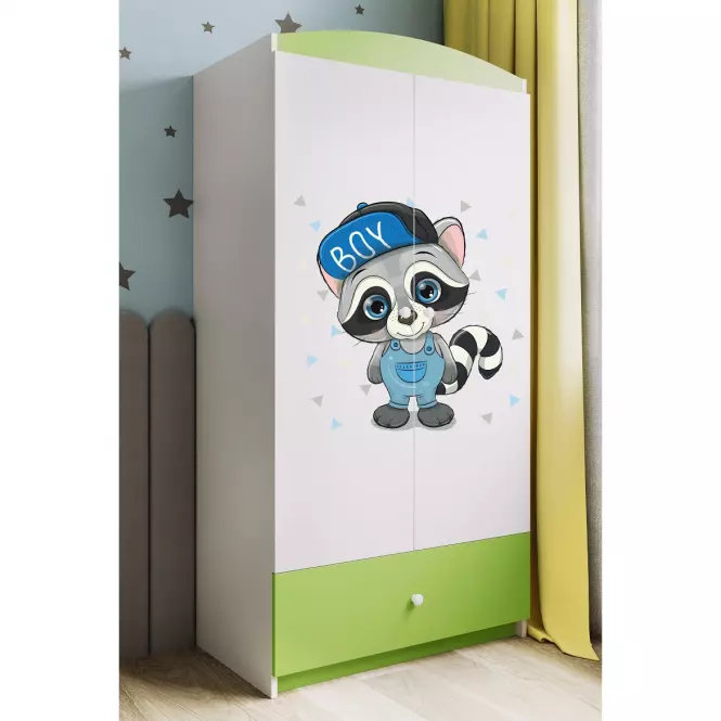 Skriňa Babydreams Zelená – Medvedík Čistotný