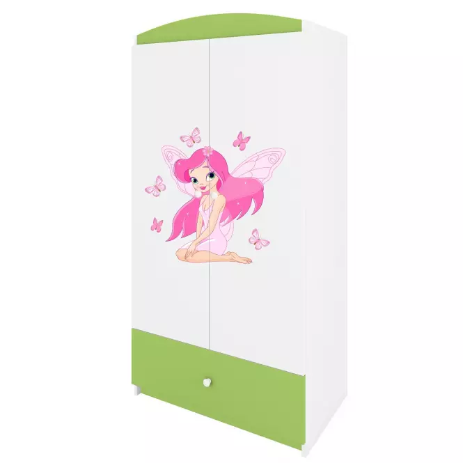 Skriňa Babydreams Zelená – Víla 1