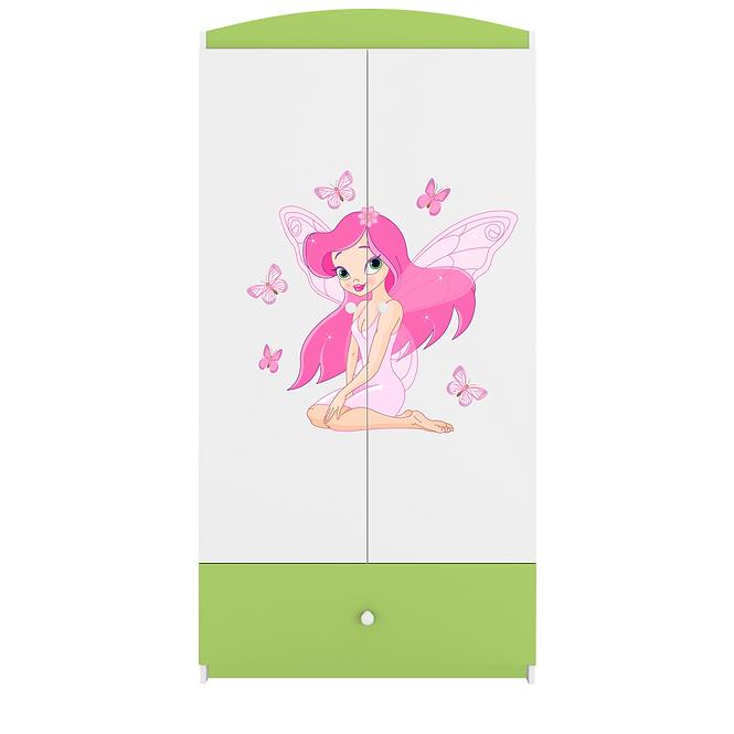 Skriňa Babydreams Zelená – Víla 1