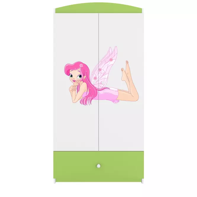 Skriňa Babydreams Zelená – Víla 2,5