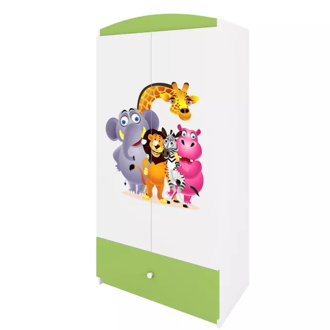 Skriňa Babydreams Zelená – Zoo