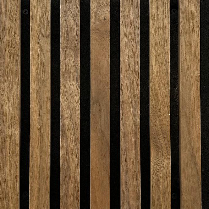 Akusticke lamely na plsti dub dark fornir 300x2650 mm,3