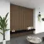 Akustické lamely na plsti dub dark fornir 300x2650 mm,5