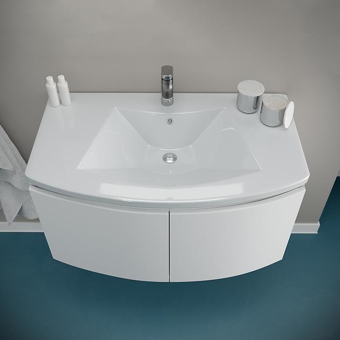 Kúpeľňová zostava Giulia D80 2D bianco lucido