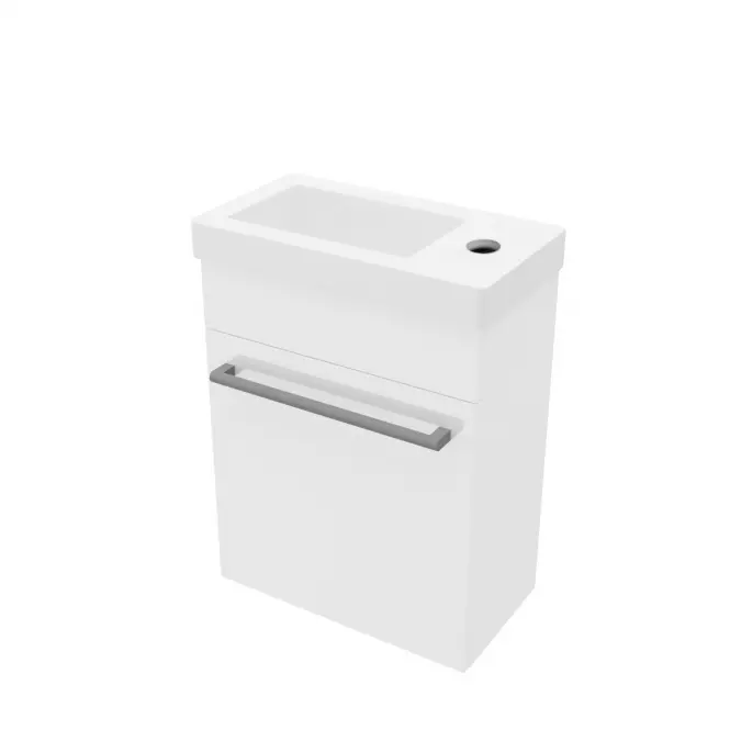 Kúpeľňová zostava Laura D40 1D bianco lucido