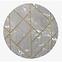 Koberec Diamond 1,6/1,6 A0052 šedá/zlatá