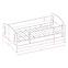 Detská posteľ Classic 2 biela 80x140,5