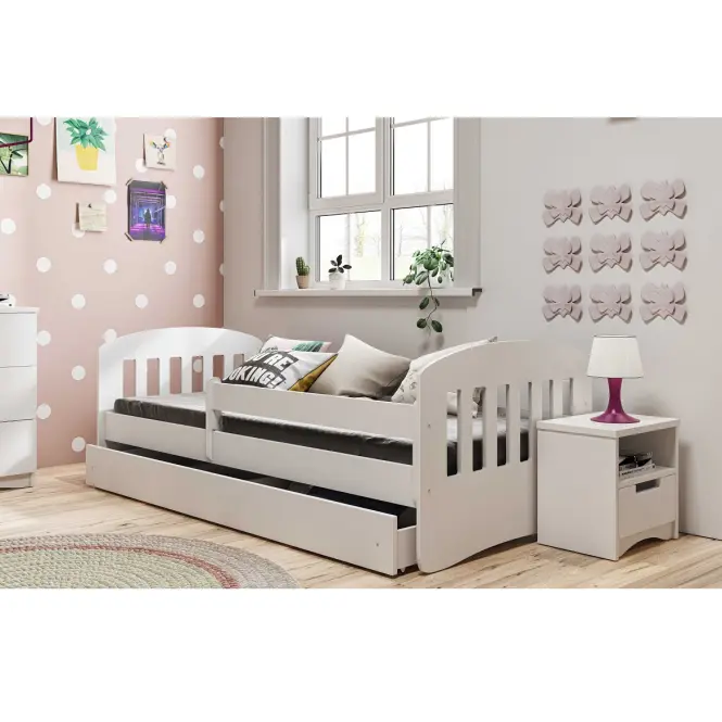 Detská posteľ Classic 1 biela 80x180