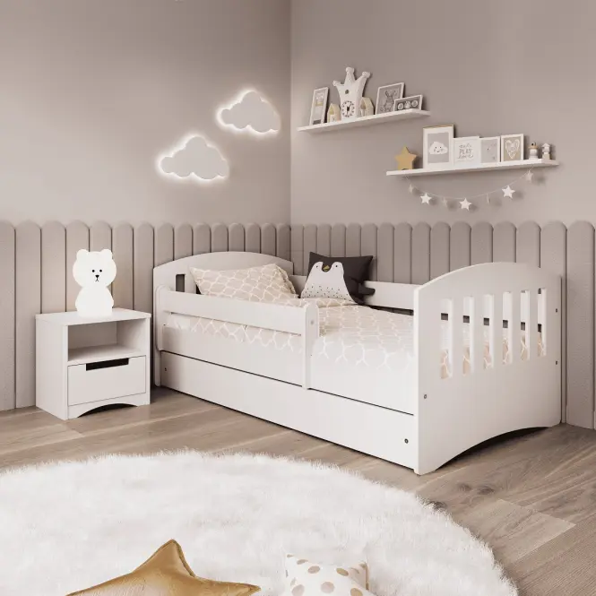 Detská posteľ Classic 1 biela 80x180