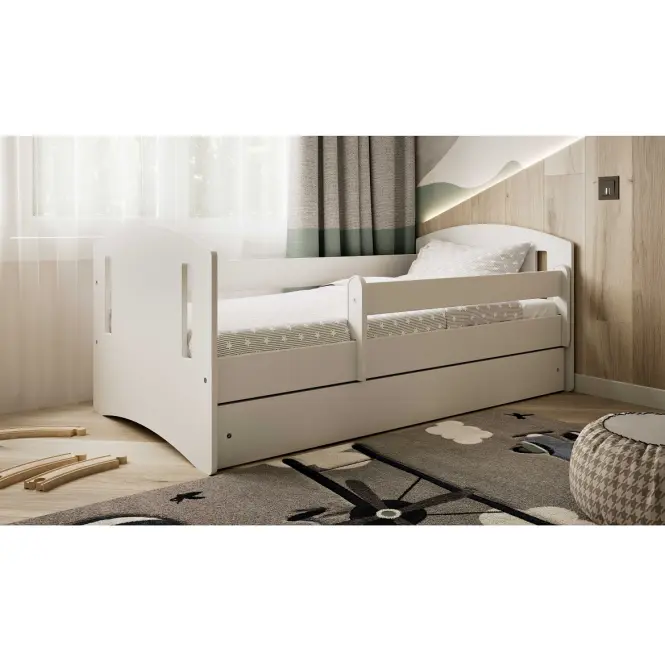 Detská posteľ Classic 2+M biela 80x140,6