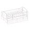 Detská posteľ Classic 2+M biela 80x180,5
