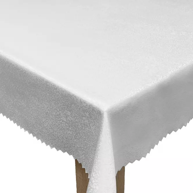 Obrus Marmur biela niť biela 140x300 cm