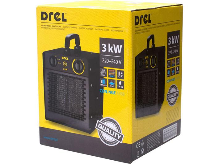 Drel Elektrický Ohrievač 3 KW CON-NGE-1103