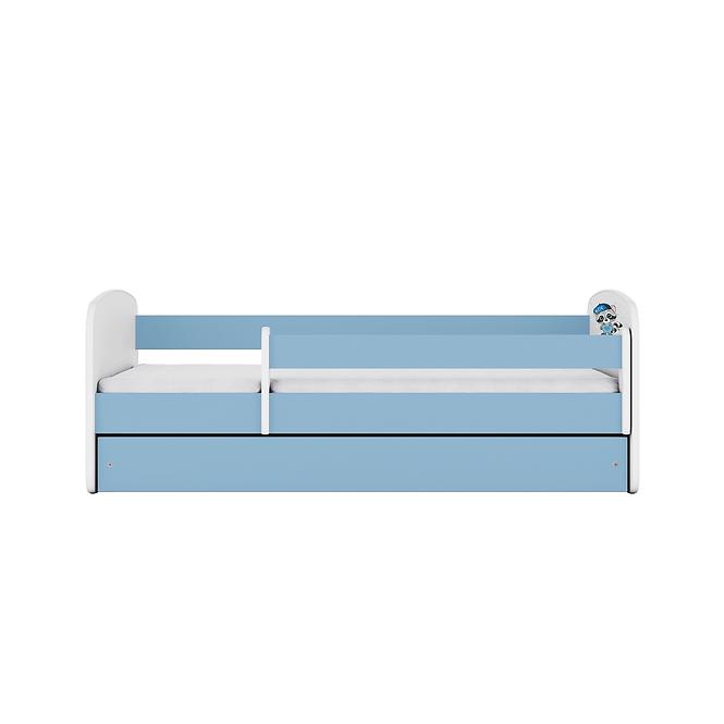 Detská Posteľ. Babydreams+Sz+M Modrá 70x140 medvedík čistotný