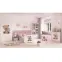 Detská posteľ Babydreams+Sz+M Biela 70x140 Medveď s kvetmi,5