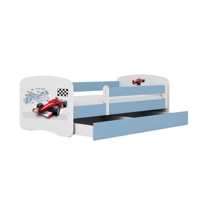 Detská Posteľ. Babydreams+Sz+M modrá 70x140 Formula