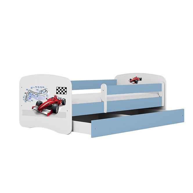 Detská Posteľ. Babydreams+Sz+M Modrá 70x140 Racer