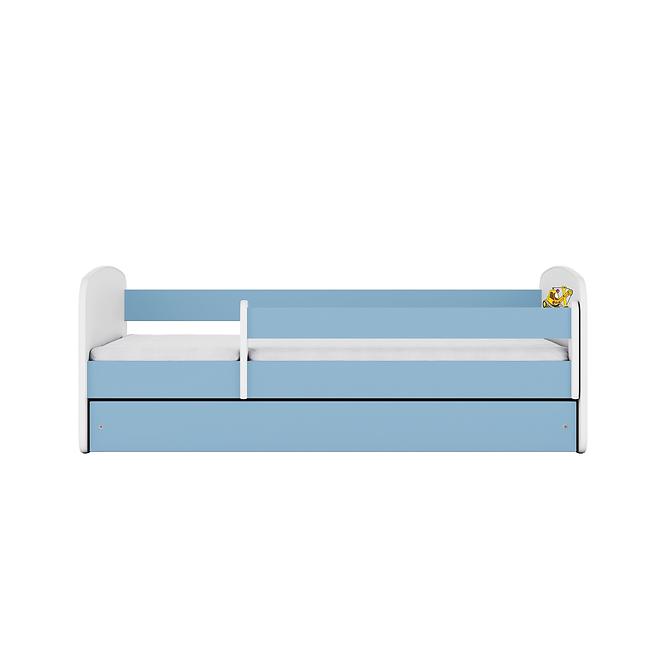 Detská Posteľ. Babydreams+Sz+M Modrá 70x140 Rýpadlo