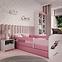 Detská Posteľ. Babydreams+Sz+M Ružová 70x140 Auto,5