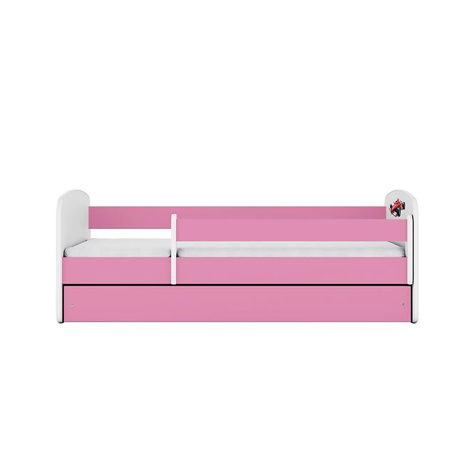 Detská Posteľ. Babydreams+Sz+M Ružová 70x140 Racer