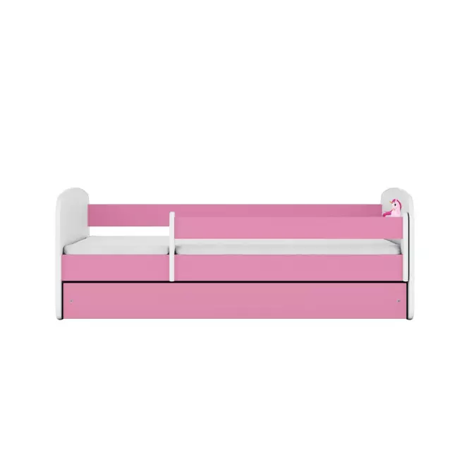 Detská Posteľ. Babydreams+Sz+M Ružová 70x140 Jednorožec