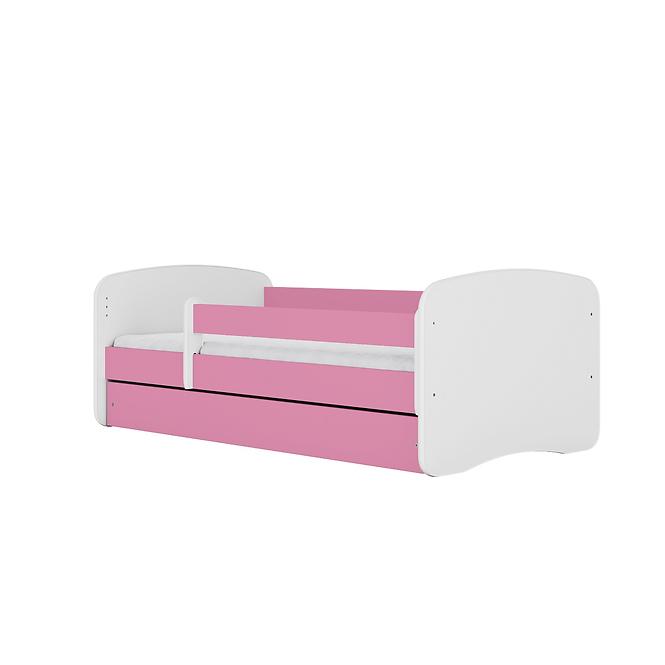 Detská Posteľ. Babydreams+Sz+M Ružová 70x140 Medveď Bot