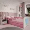 Detská Posteľ. Babydreams+Sz+M Ružová 70x140 Medveď Mod,6