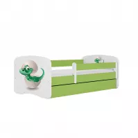 Detská Posteľ. Babydreams+Sz+M Zelená 70x140 Dino