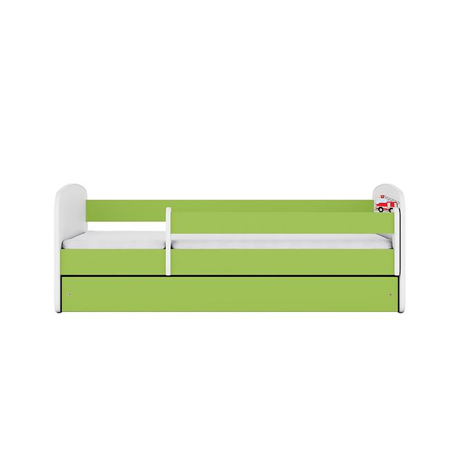 Detská Posteľ. Babydreams+Sz+M Zelená 70x140 hasičský zbor