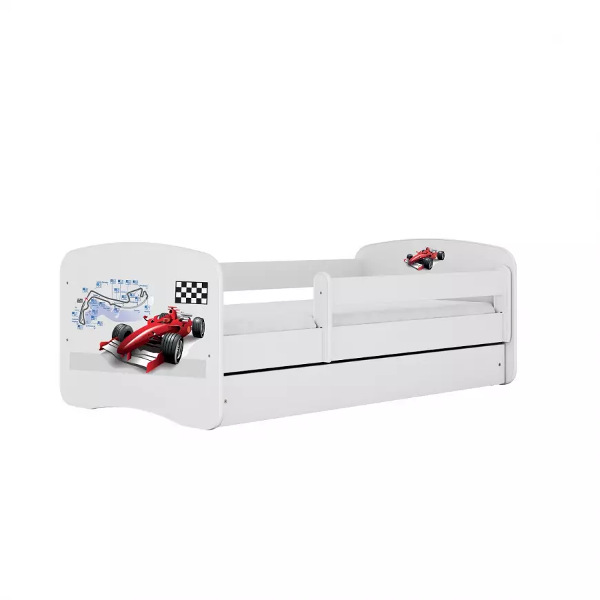 Detská Posteľ. Babydreams+Sz+M biela 80x160 Formula