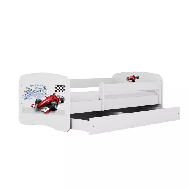 Detská Posteľ. Babydreams+Sz+M biela 80x160 Formula,3