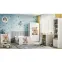 Detská Posteľ. Babydreams+Sz+M Biela 80x160 Medveď s kvetmi,5