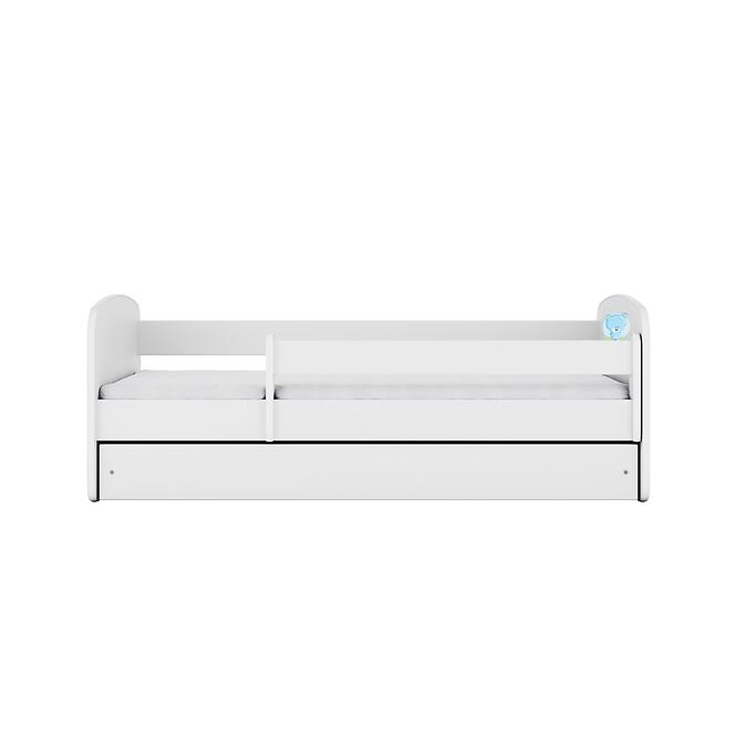 Detská Posteľ. Babydreams+Sz+M Biely 80x160 Medveď Modrý,3