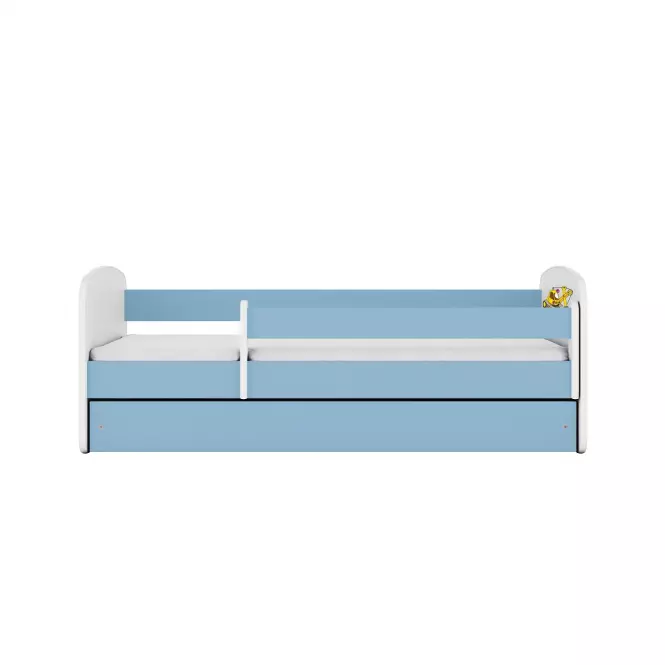 Detská Posteľ. Babydreams+Sz+M Modrá 80x160 Rýpadlo