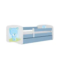 Detská Posteľ. Babydreams+Sz+M Modrá 80x160 Medveď Modrý