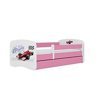 Detská Posteľ. Babydreams+Sz+M ružová 80x160 Formula