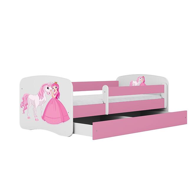36I5+ŁÓŻKO DZIECI. BABYDREAMS+SZ+M RÓŻOWE 80X160 2 KSIĘŻNICZ,2