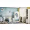 Detská Posteľ. Babydreams+Sz+M Modrá 80x180 medvedík čistotný,6