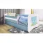 Detská Posteľ. Babydreams+Sz+M Modrá 80x180 Medveď Modrý,3
