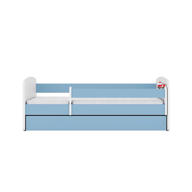 Detská Posteľ. Babydreams+Sz+M Modrá 80x180 hasičský zbor,4