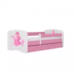 Detská Posteľ. Babydreams+Sz+M Ružová 80x180 1 Princezn