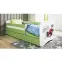 Detská Posteľ. Babydreams+Sz+M zelená 80x180 Formula,5