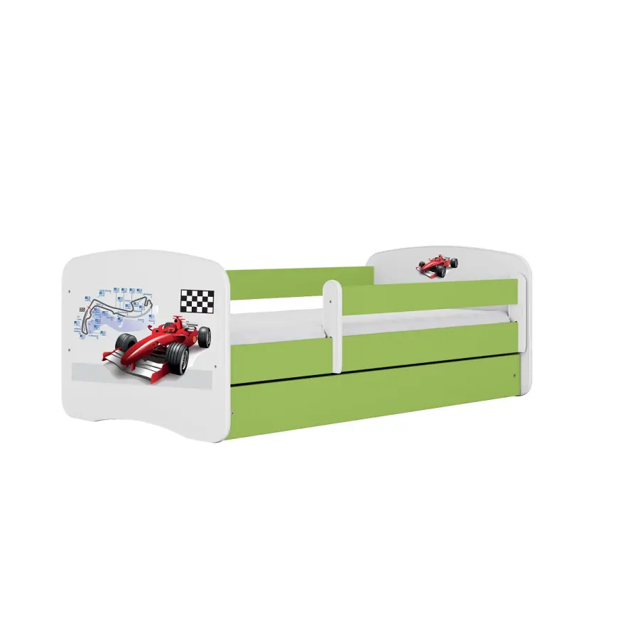 Detská Posteľ. Babydreams+Sz+M zelená 80x180 Formula