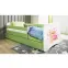Detská Posteľ. Babydreams+Sz+M Zelená 80x180 Medveď s motýľmi,4