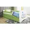 Detská Posteľ. Babydreams+Sz+M Zelená 80x180 Slon,4